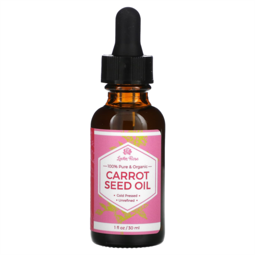 Leven Rose 100% Pure & Organic Carrot Seed Oil 1 fl oz (30 ml)