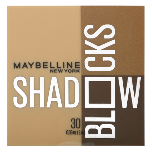 Maybelline Shadow Blocks 30 North 3rd & Bedford Ave 0.08 oz (2.4g)