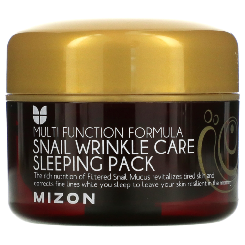Mizon Snail Wrinkle Care Sleeping Pack 2.70 fl oz (80 ml)