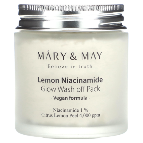Mary & May Lemon Niacinamide Glow Wash off Pack 4.4 oz (125 g)