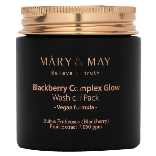 Mary & May Blackberry Complex Glow Wash Off Pack 4.4 oz (125 g)