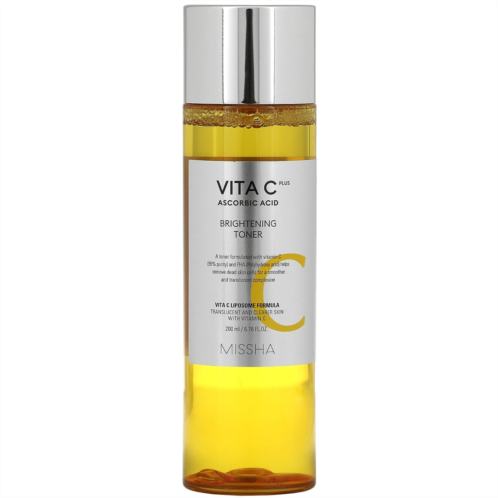 Missha Vita C Plus Ascorbic Acid Brightening Toner 6.76 fl oz (200 ml)