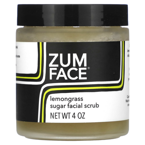 ZUM Zum Face Sugar Facial Scrub Lemongrass 4 oz