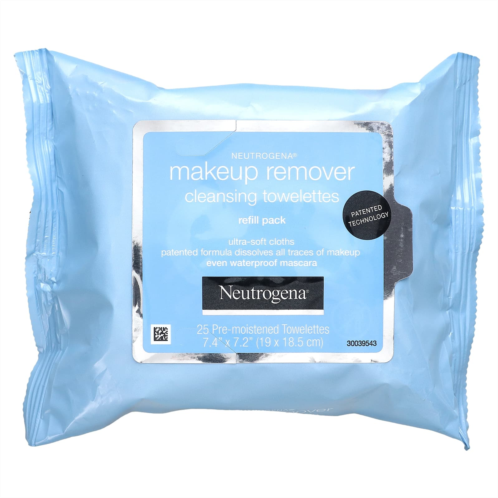 Neutrogena Makeup Remover Cleansing Towelettes Refill Pack 25 Pre-Moistened Towelettes