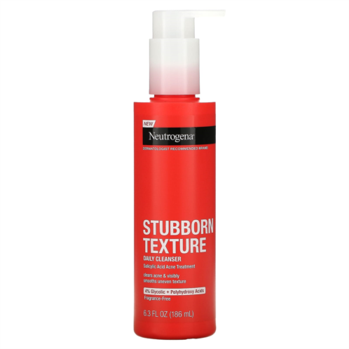 Neutrogena Stubborn Texture Daily Cleanser Fragrance-Free 6.3 fl oz (186 ml)