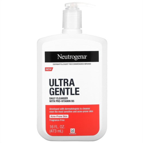 Neutrogena Ultra Gentle Daily Cleanser With Pro-Vitamin B5 Fragrance-Free 16 fl oz (473 ml)