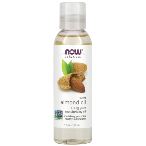 NOW Foods Solutions Sweet Almond Oil 4 fl oz (118 ml)