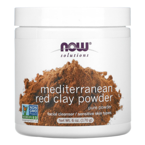 NOW Foods Solutions Mediterranean Red Clay Powder 6 oz (170 g)