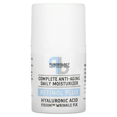 Pure Biology Complete Anti-Aging Daily Moisturizer Retinol Plus 1.7 fl oz