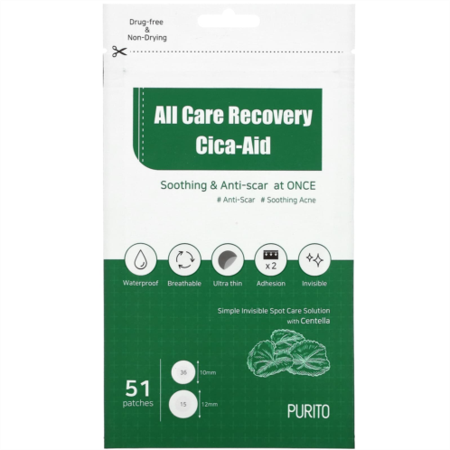 Purito All Care Recovery Cica-Aid 51 Patches
