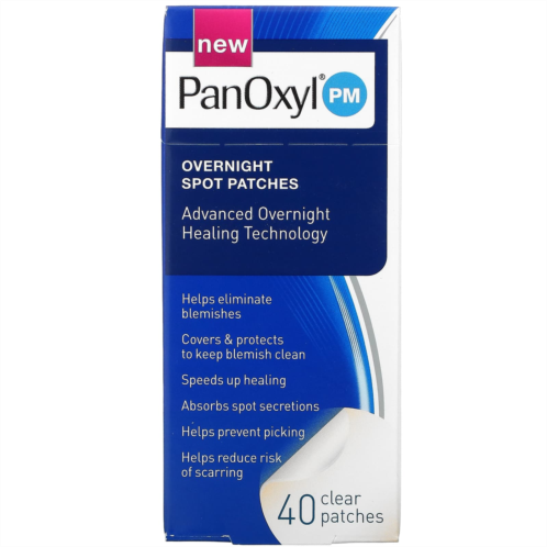 PanOxyl Overnight Spot Patches 40 Clear Patches