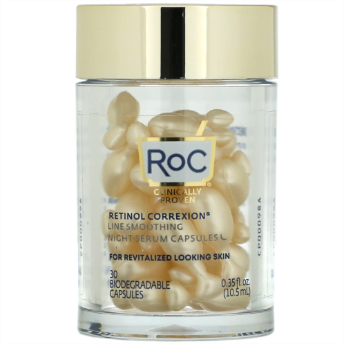RoC Retinol Correxion Line Smoothing Night Serum Capsules 30 Biodegradable Capsules