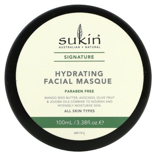 Sukin Hydrating Facial Masque All Skin Types 3.38 fl oz (100 ml)