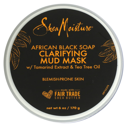 SheaMoisture Clarifying Mud Beauty Mask African Black Soap 6 oz (170 g)
