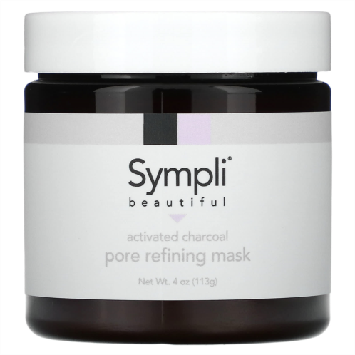 Sympli Beautiful Activated Charcoal Pore Refining Beauty Mask 4 oz (113 g)