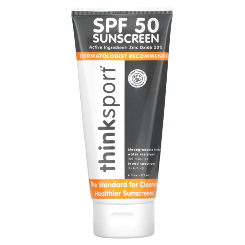 think Thinksport Sunscreen SPF 50 6 fl oz (177 ml)