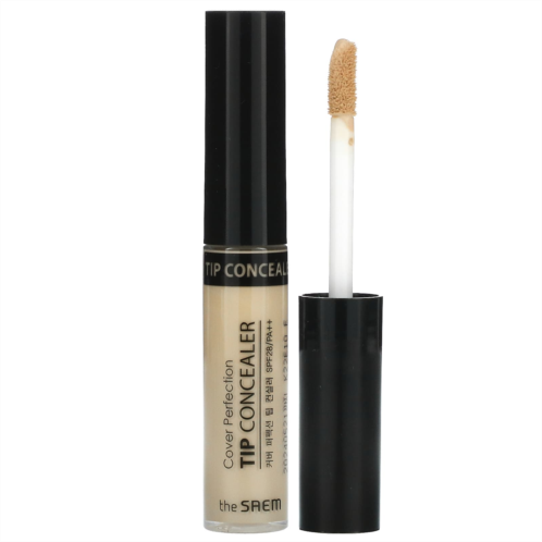 The Saem Cover Perfection Tip Concealer SPF 28 PA++ 0.5 Ice Beige 0.23 oz