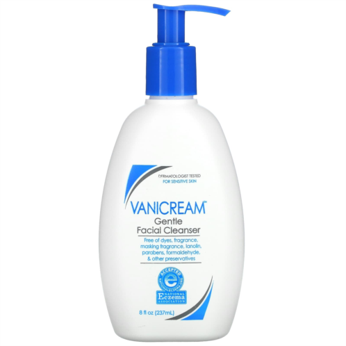 Vanicream Gentle Facial Cleanser For Sensitive Skin Fragrance Free 8 fl oz (237 ml)