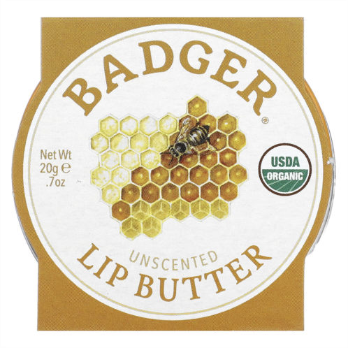 Badger Company Lip Butter Unscented 0.7 oz (20 g)