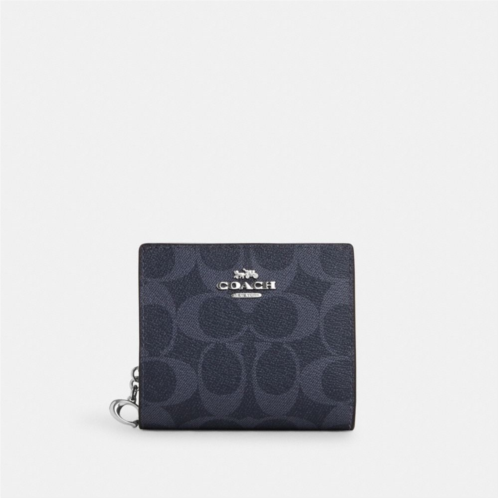 COACH Snap Wallet In Signature Canvas