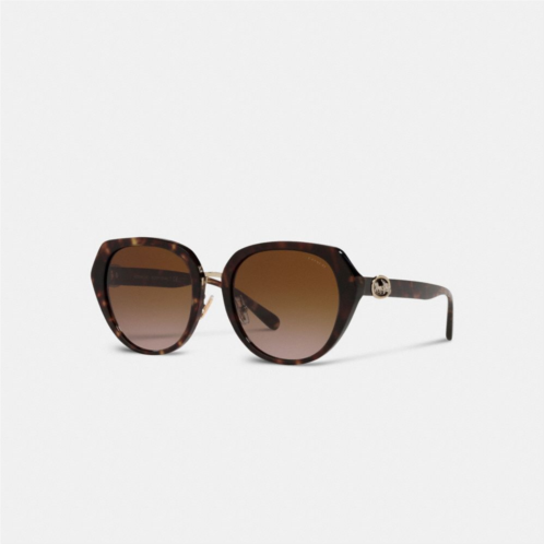 Coach Horse And Carriage Oversized Round Sunglasses