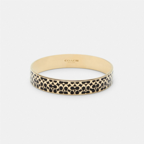 COACH Signature Enamel Bangle