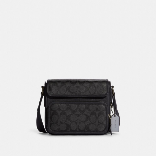 COACH Sullivan Flap Crossbody Bag In Signature Canvas