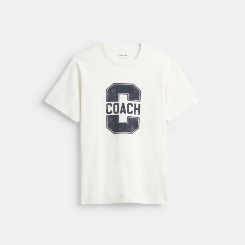 COACH Varsity Classic T Shirt In Organic Cotton