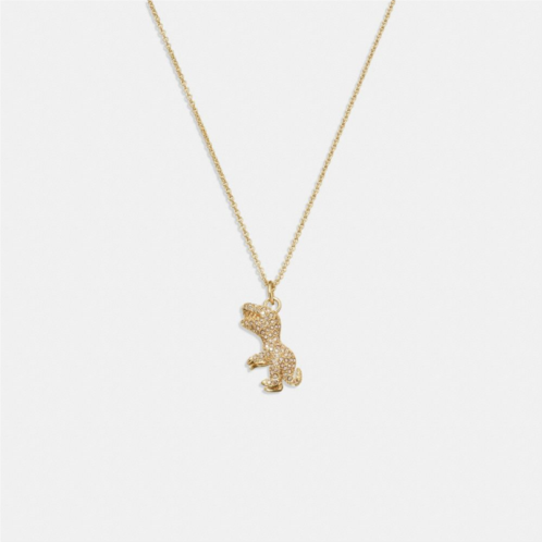 Coach Pave Rexy Necklace