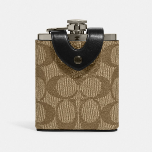 COACH Flask In Signature Canvas