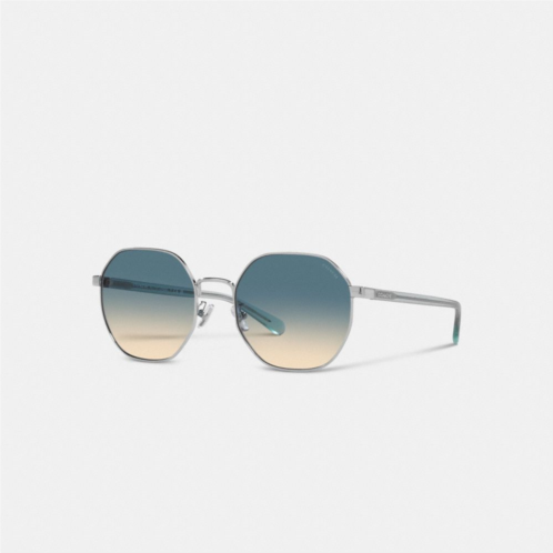 Coach Metal Hexagon Sunglasses