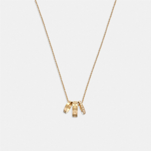 COACH Signature Rondell Necklace