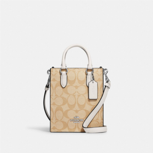 COACH Mini Tote In Signature Canvas