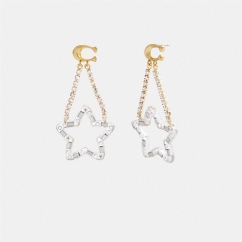 COACH Signature Star Statement Earrings