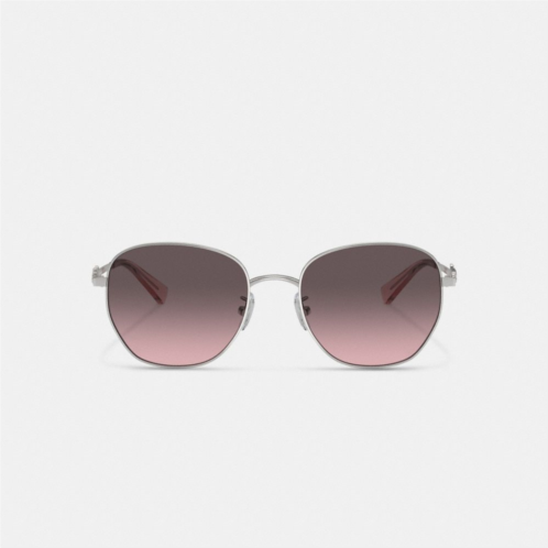 Coach Script Round Sunglasses