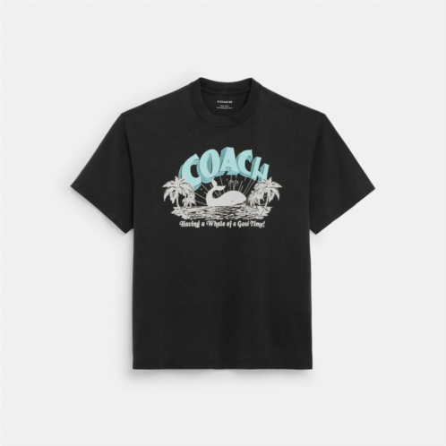 COACH Whale T Shirt In Organic Cotton