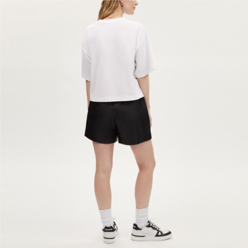 COACH New York Cropped T Shirt In Organic Cotton