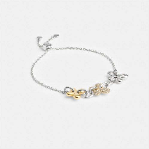 COACH Pave Butterfly Slide Bracelet