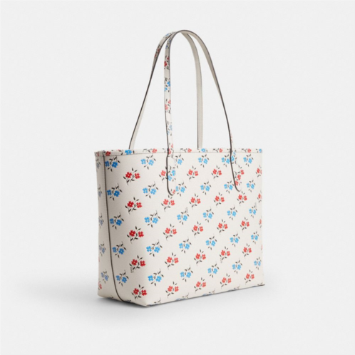 COACH City Tote Bag With Floral Print