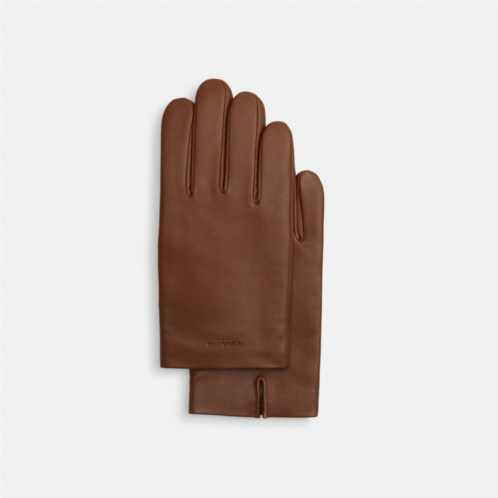 COACH Leather Tech Gloves