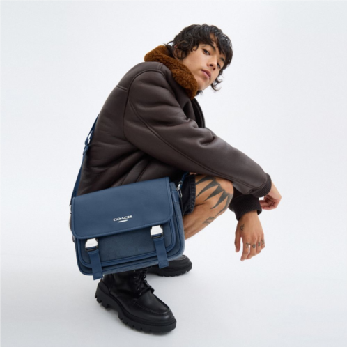 COACH Racer Messenger In Signature Jacquard