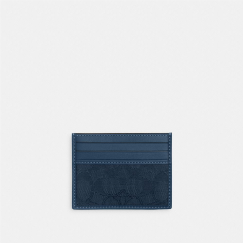 COACH Slim Id Card Case In Signature Jacquard