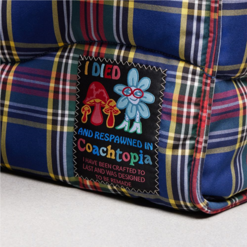 Coachtopia Loop Tote With Plaid Quilting