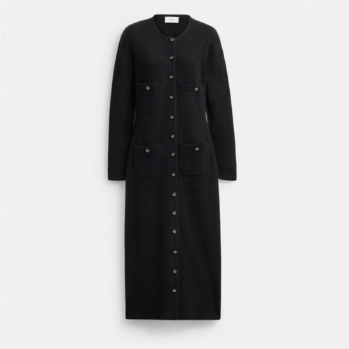 COACH Knit Cardigan Dress