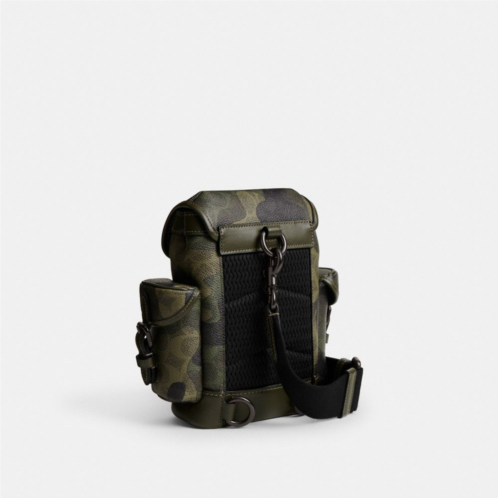 Coach Hitch Backpack 13 In Signature Camo Print