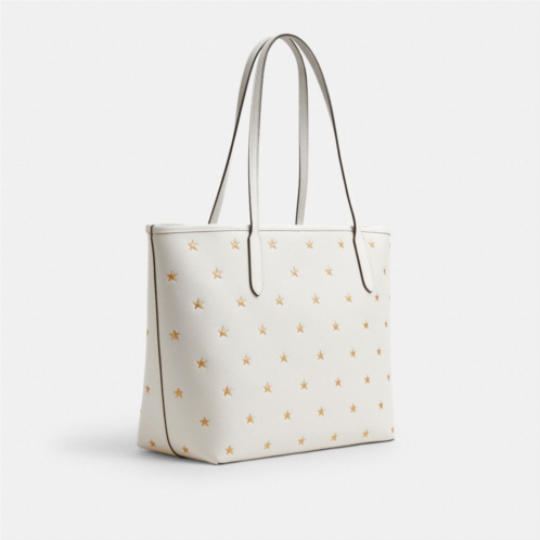 COACH City Tote Bag With Star Print