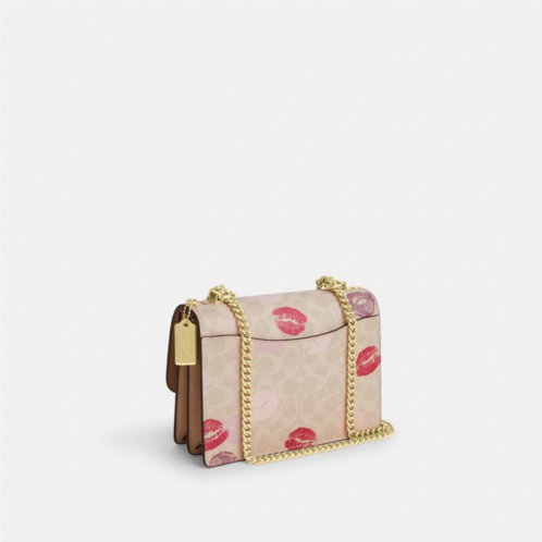 COACH Klare Crossbody Bag In Signature Canvas With Lips Print