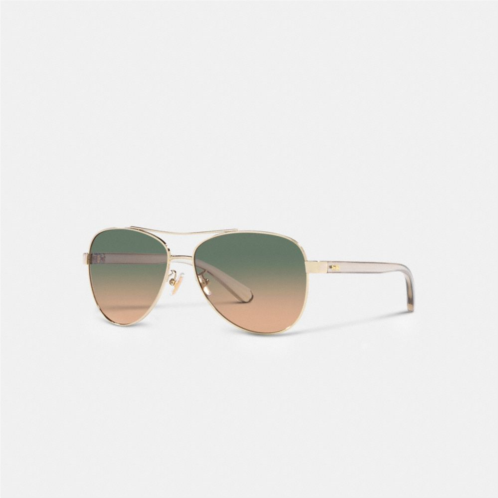 COACH Horse And Carriage Pilot Sunglasses