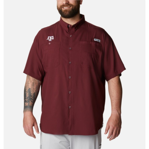 Columbia Mens Collegiate PFG Tamiami Short Sleeve Shirt - Big - Texas A&M