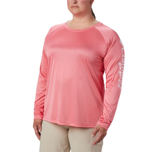 Columbia Womens PFG Tidal Tee II Long Sleeve Shirt - Plus Size